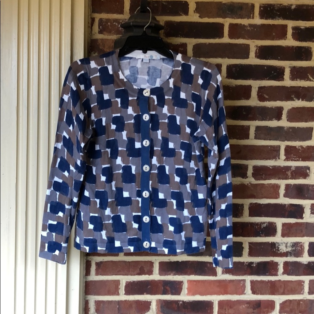 Boden Geometric Stylish Cardigan- Mint Condition - Picture 1 of 5